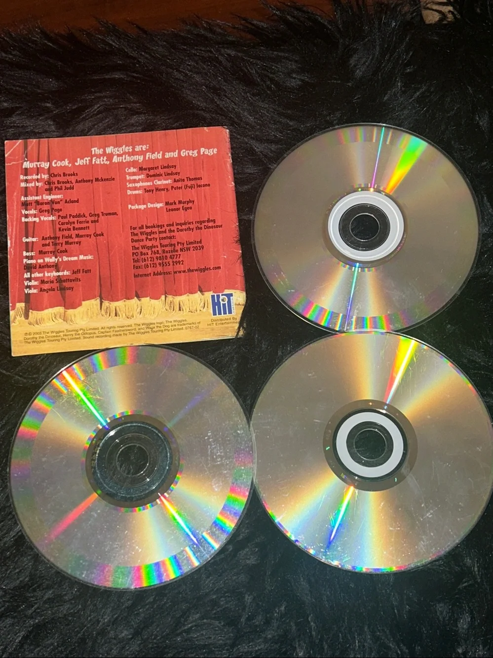 The Wiggles VTG Y2K Media Lot - 2 Music CDs + PC Game - Original Cast Collectibl